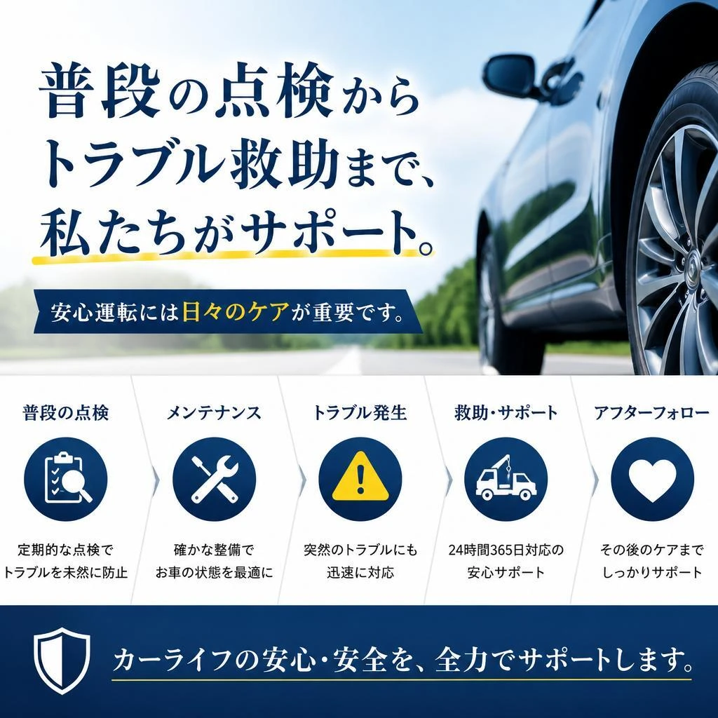 トラブル防止のためのメンテナンス