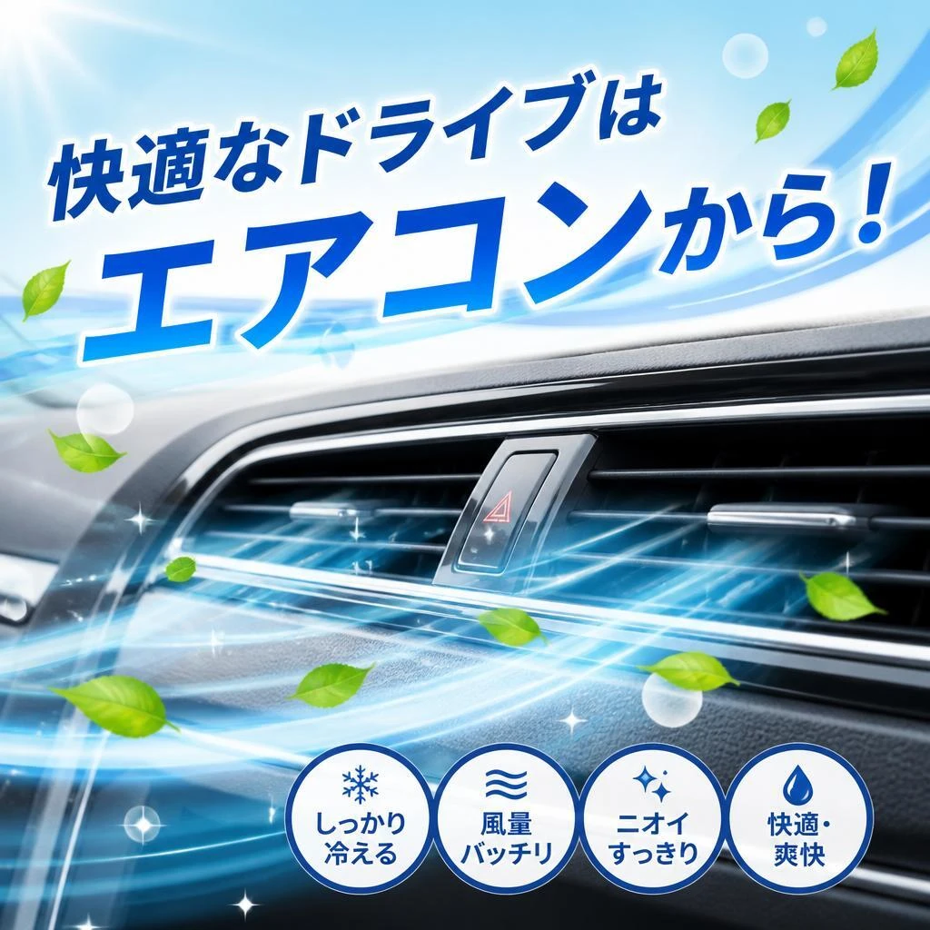 快適なドライブはエアコンから！
