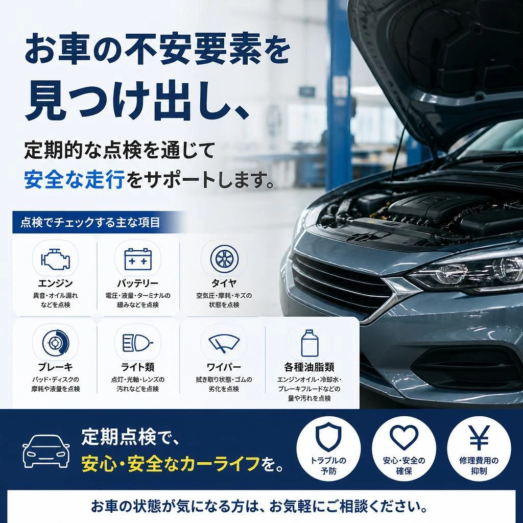 4. 定期点検で安全を確保