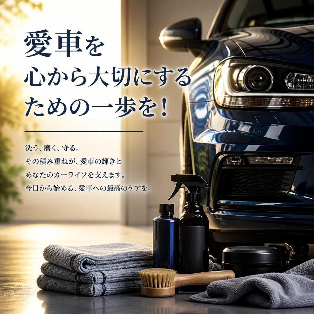 愛車を心から大切にするための一歩を！