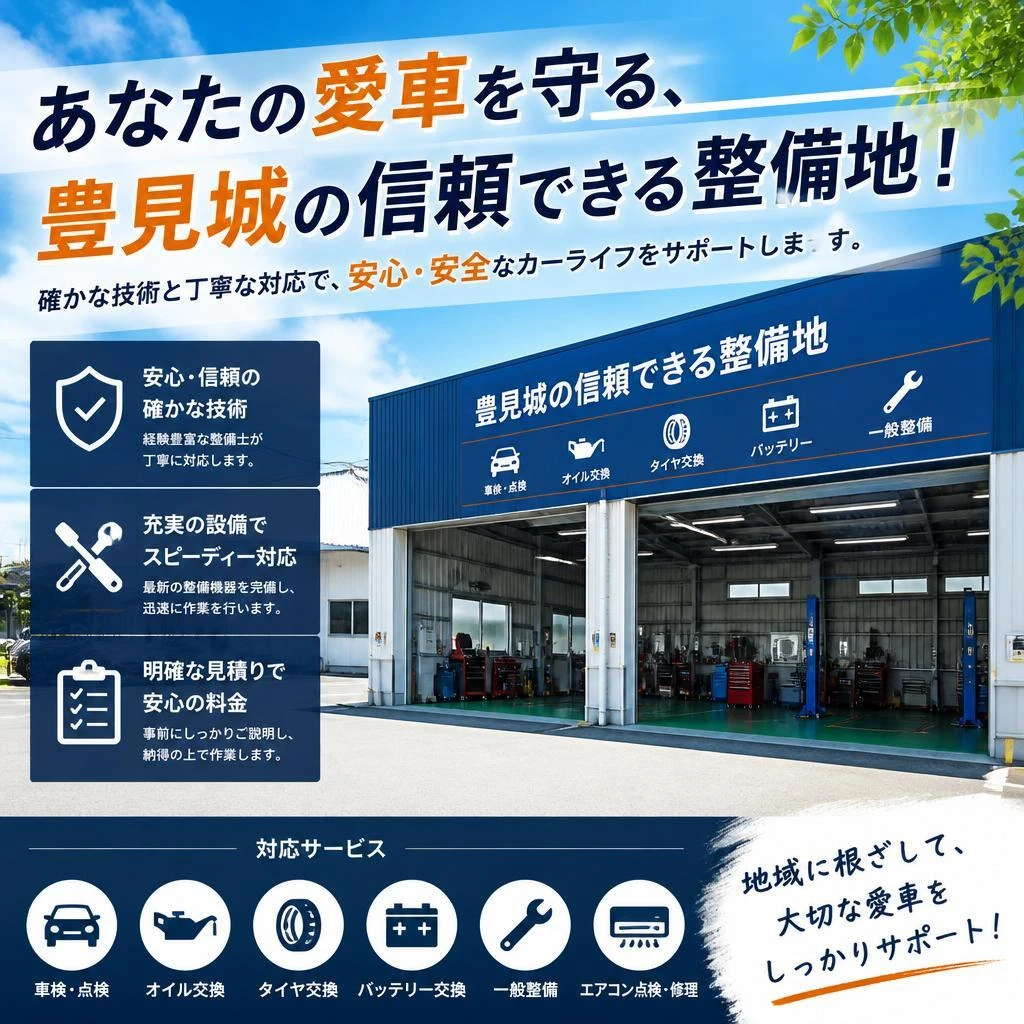 あなたの愛車を守る、豊見城の信頼できる整備地！