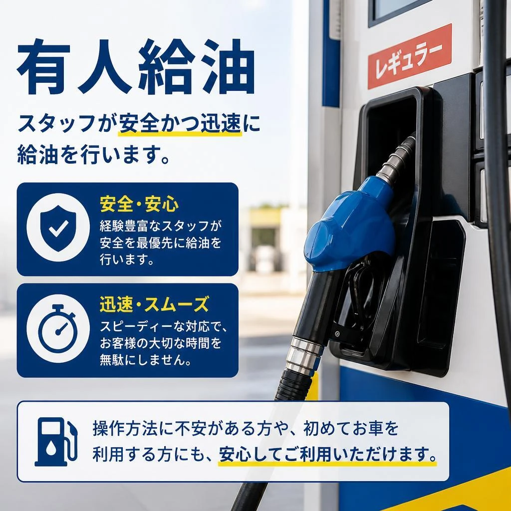 有人給油サービスのメリット