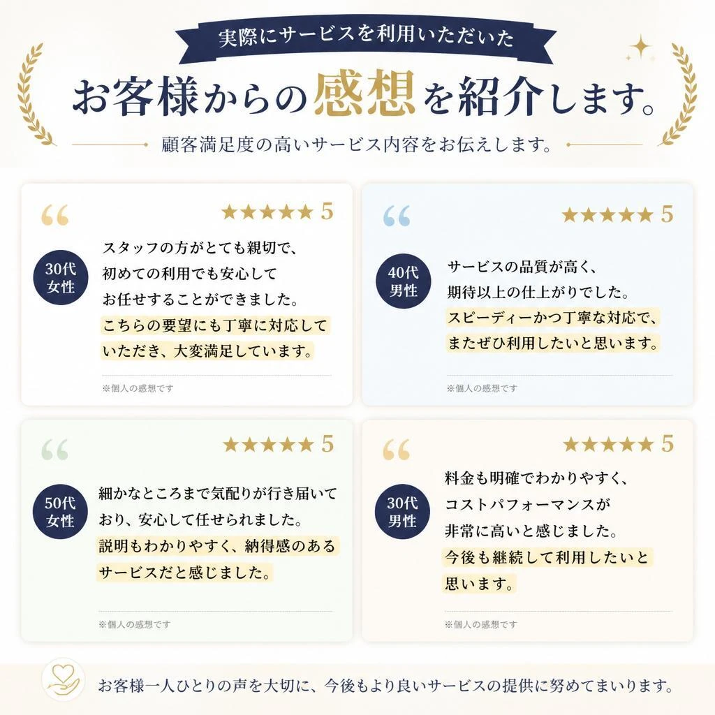 お客様の声
