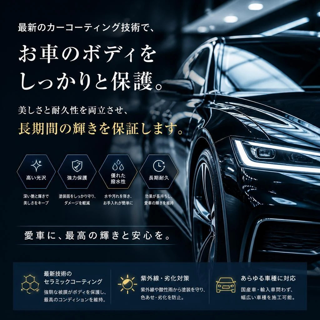 完璧なカーコーティング