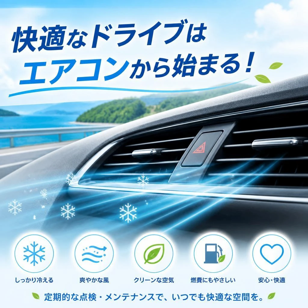 快適なドライブはエアコンから始まる！