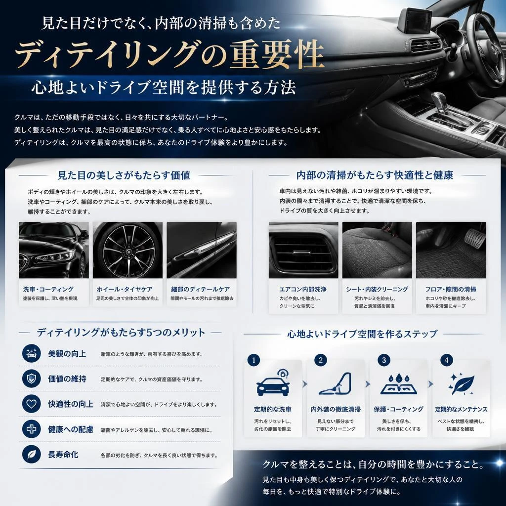 ディテイリングで魅力UP
