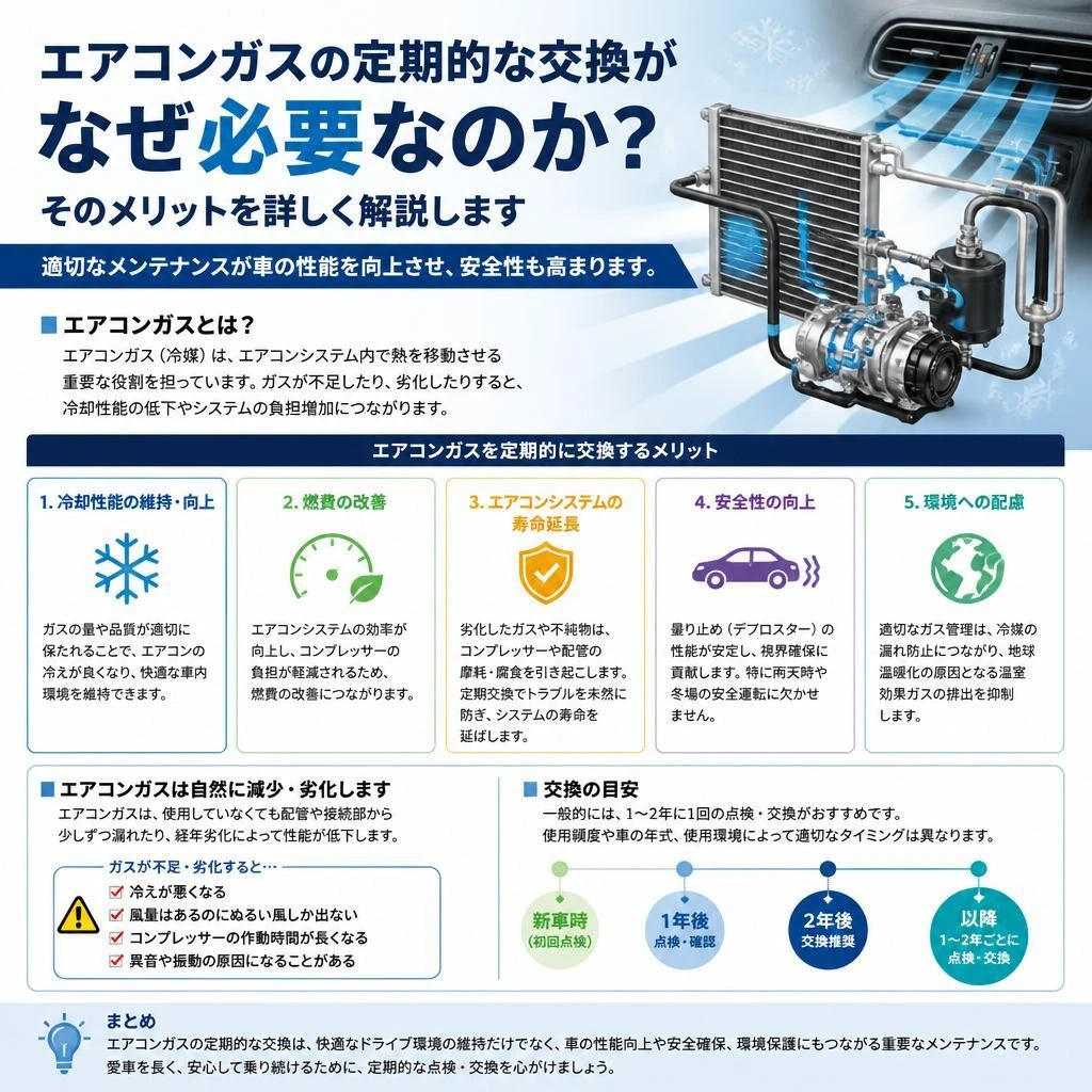 エアコンガス交換サービスのメリット