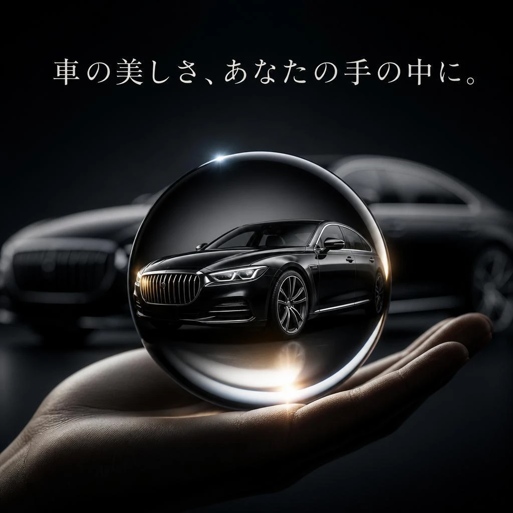 車の美しさ、あなたの手の中に。