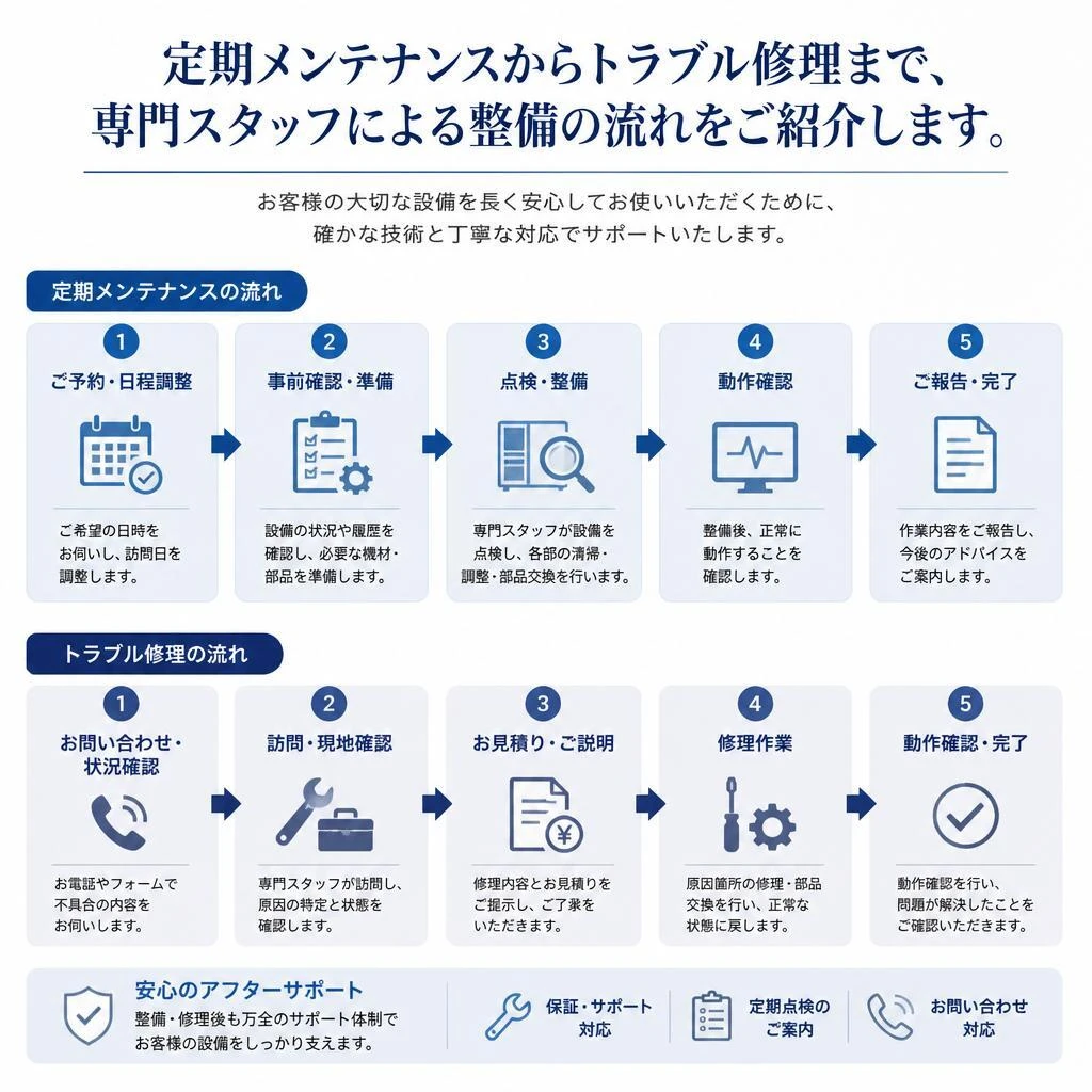 車両整備のプロフェッショナル
