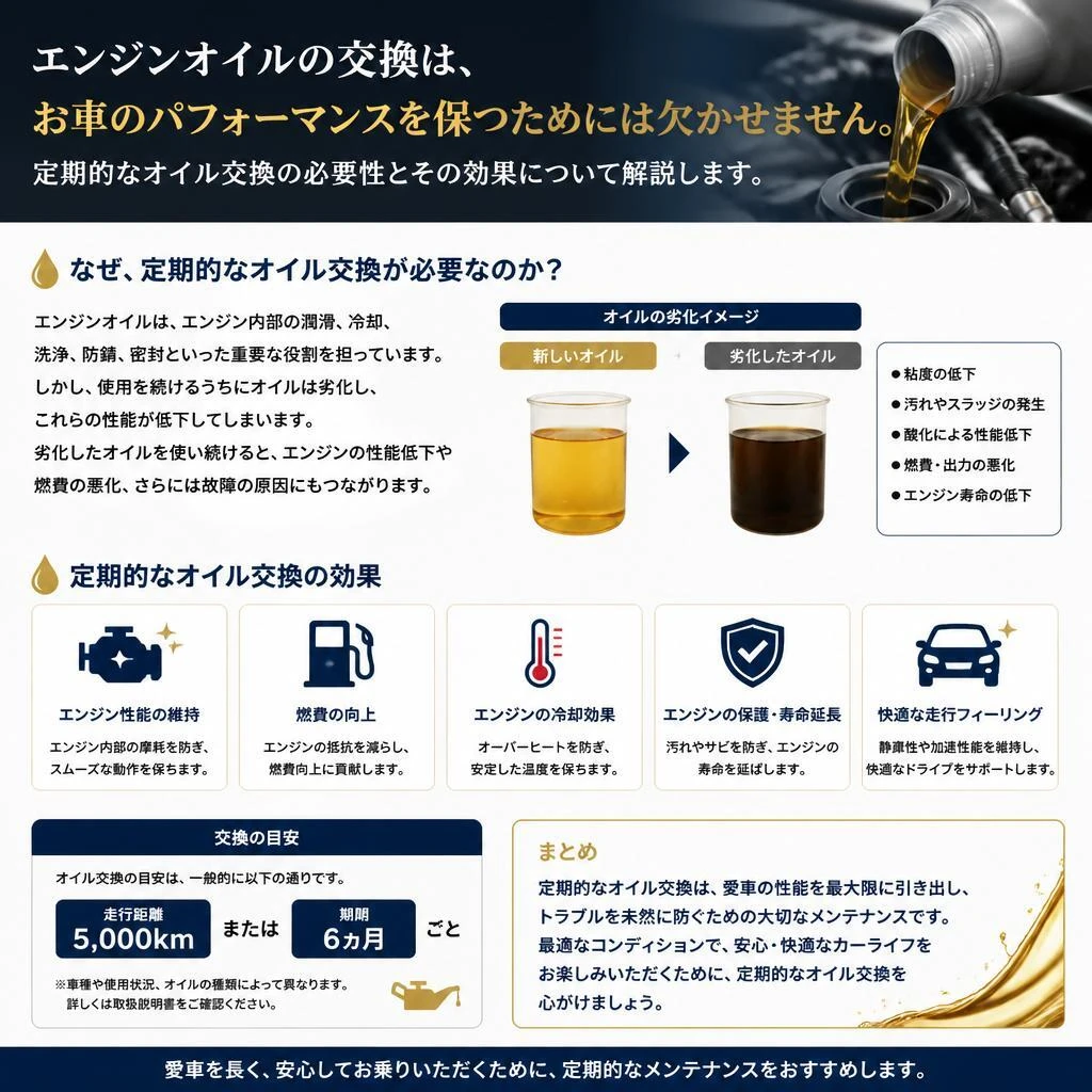 オイル交換の重要性を再確認