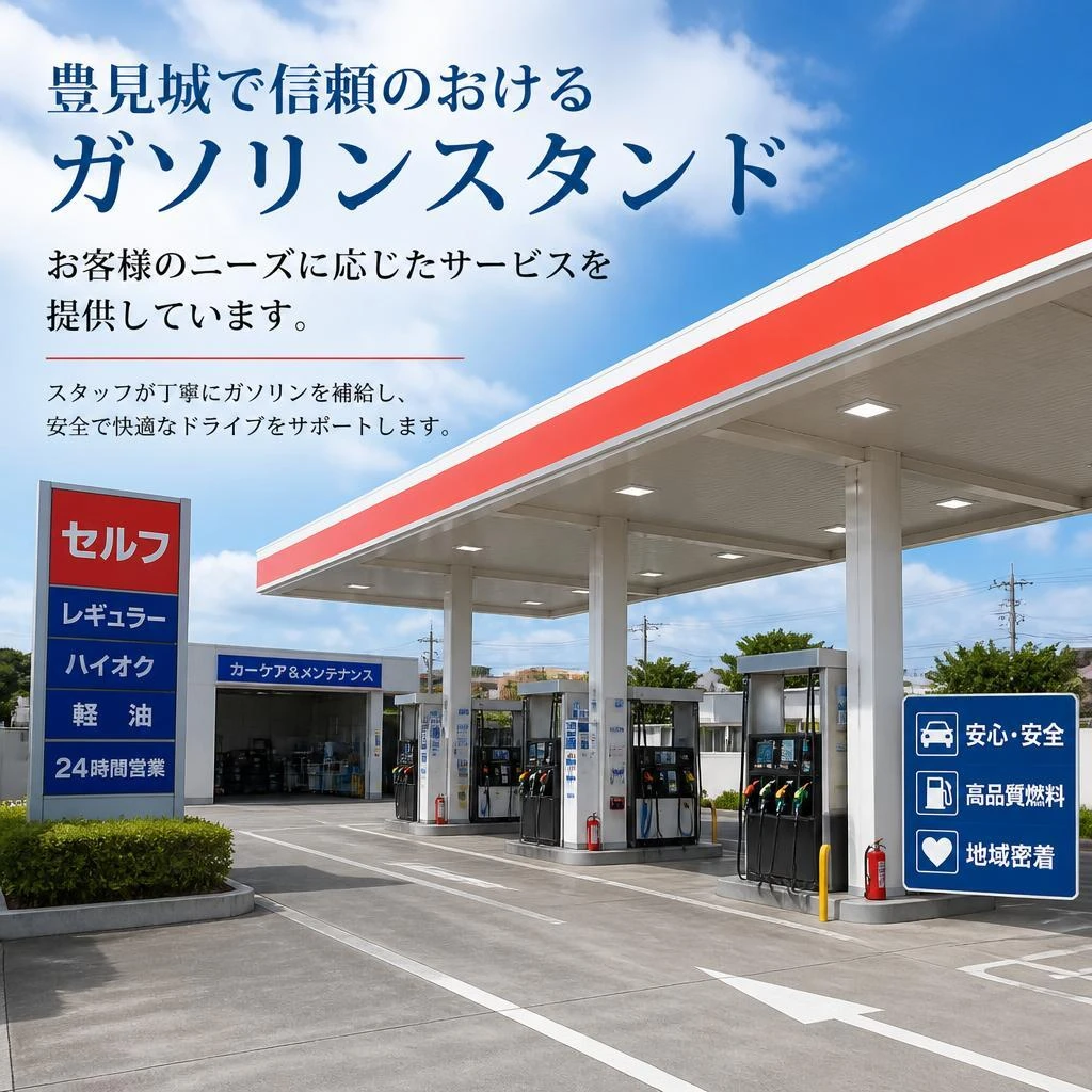 豊見城の信頼のガソリンスタンド