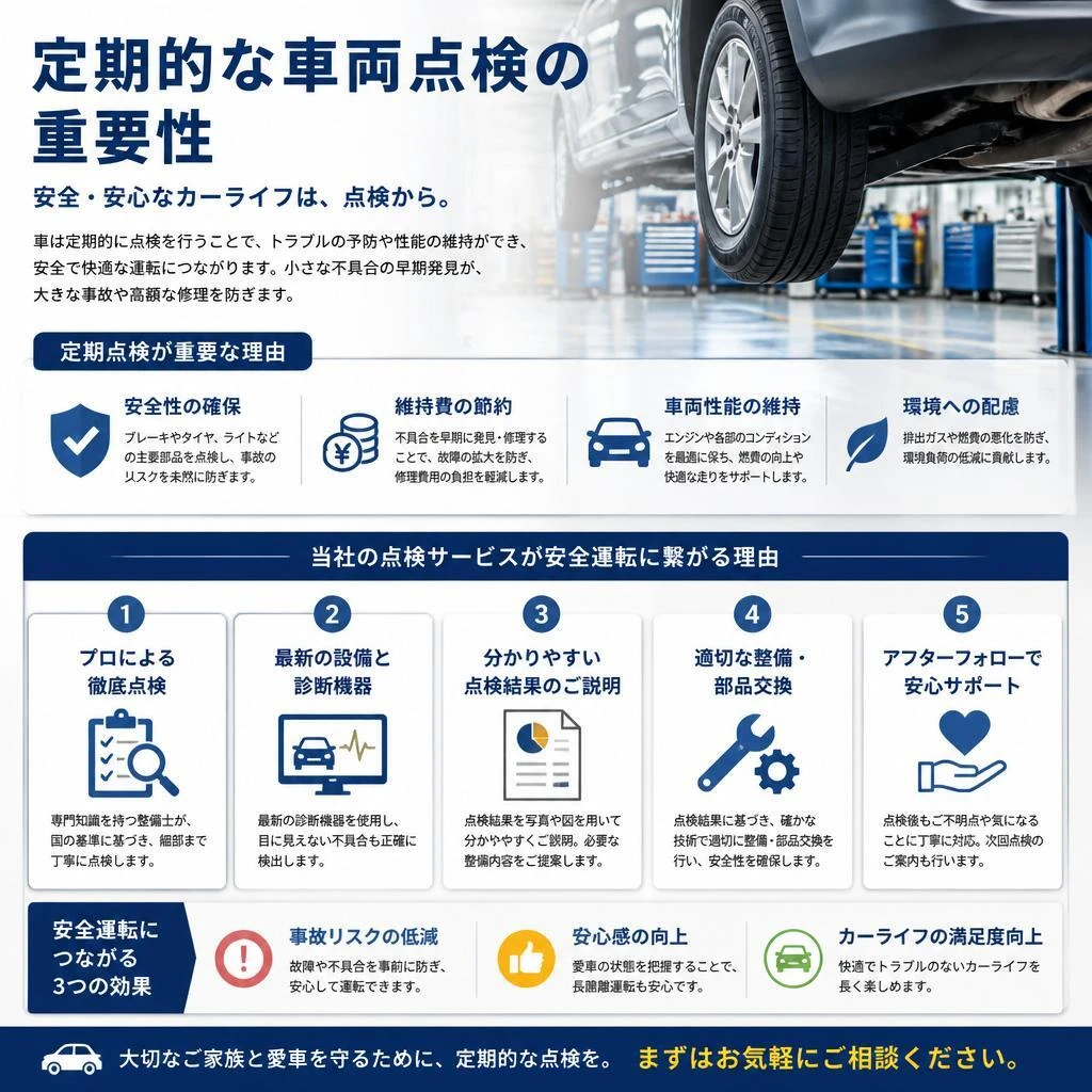 2. 充実した車両安全点検