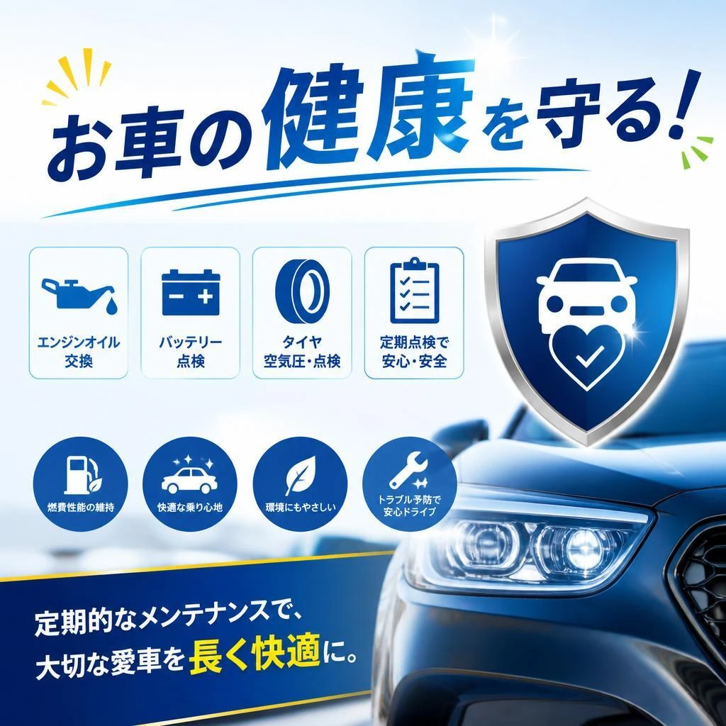 お車の健康を守る！
