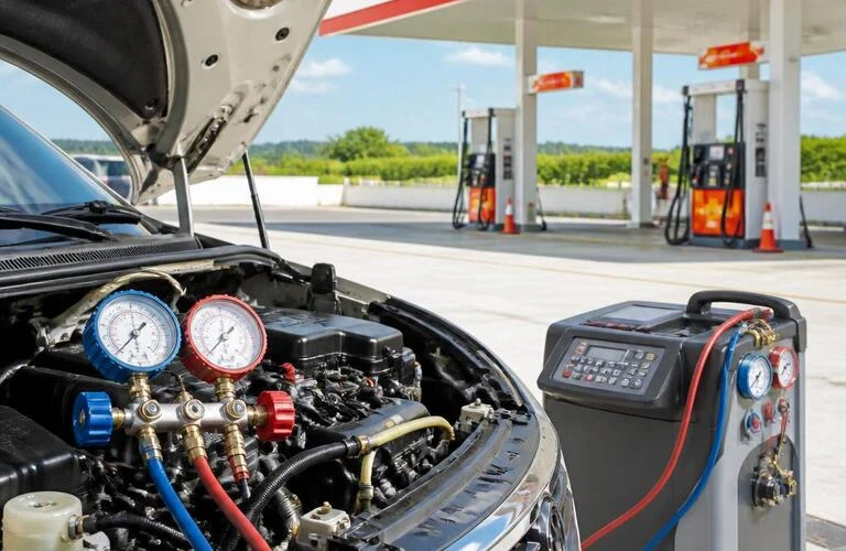 エアコンメンテナンスのプロフェッショナル！豊見城のガソリンスタンドで安心のカーライフをサポート
